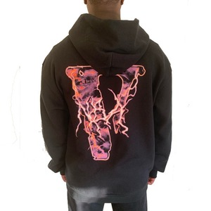 Vlone x Never Broke Again Eyes Hoodie Black