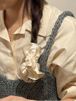 【即納商品】frill shiny chouchou