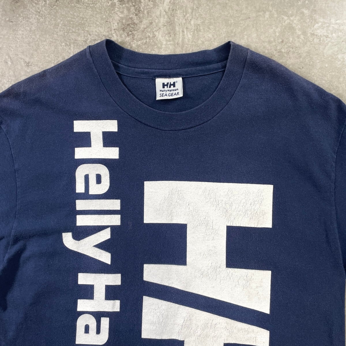 90年代 HELLY HANSEN ヘリーハンセン ビッグロゴプリントTシャツ
