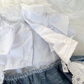Lacy Denim Dress – レーシーデニムドレス