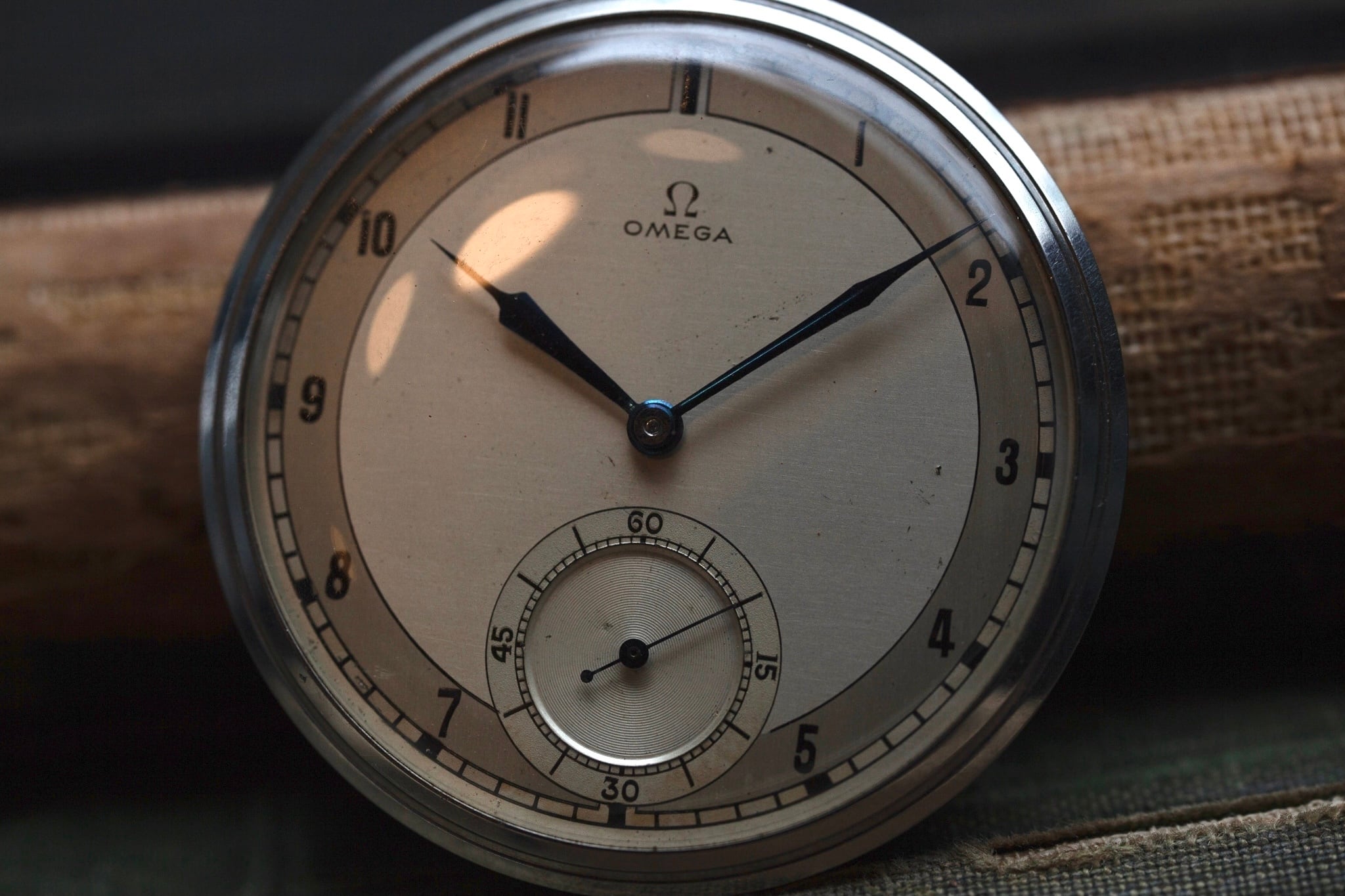 【OMEGA】1930’s オメガ 懐中時計 フルステンレス アール・デコスタイル アラビア数字 手巻き OH / vintagewatch / / pocket watch / hand winding