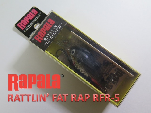Rapala RATTLIN' FAT RAP RFR-5 ラパラ　ラトリン　ファットラップ　Silver Black F-L81-10