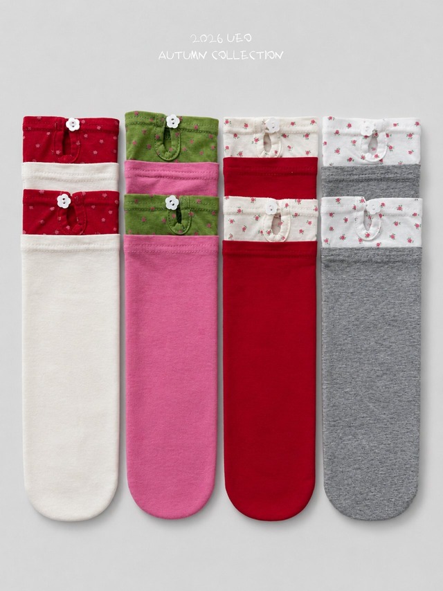 U.EO［取寄］marlang knee socks 26autumn