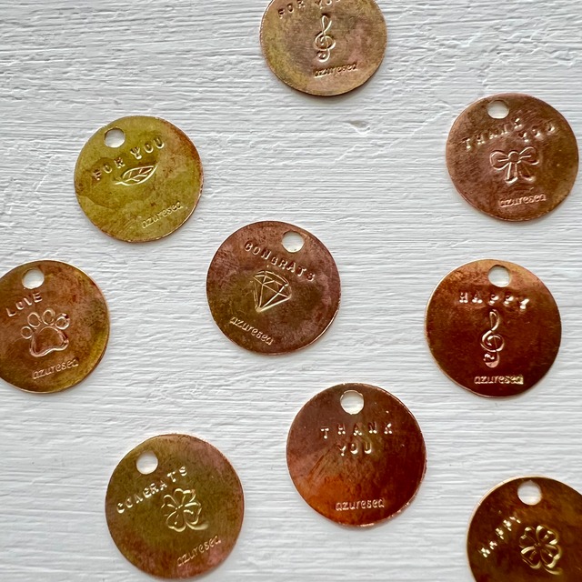 帯留　銀　布目象嵌　『はじける豆』　X019