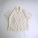 【Karl Helmut】S/S Open Collar Shirt Ivory L