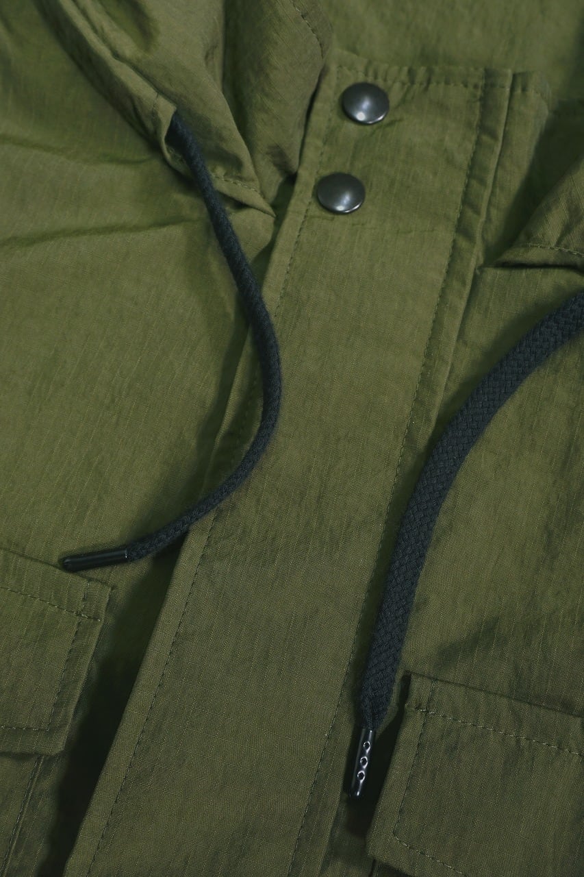 Nylon Ripstop Blouson Parka