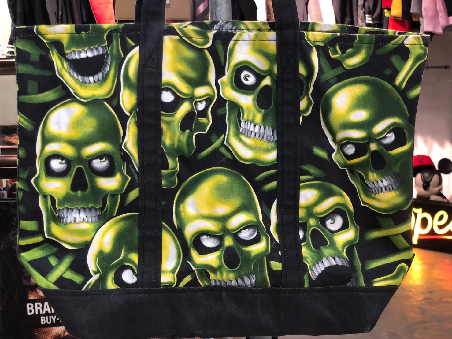 Supreme 18SS SKULL PILE DENIM TOTE 45JK0118 | BRAND BUYERS OSAKA
