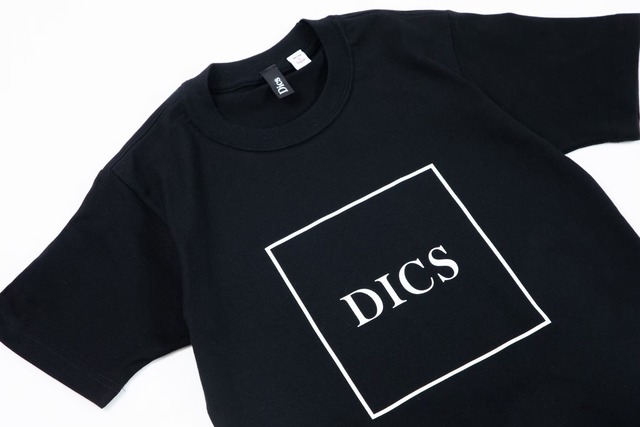 DICS Ｔシャツ　ブラック　【日本製】