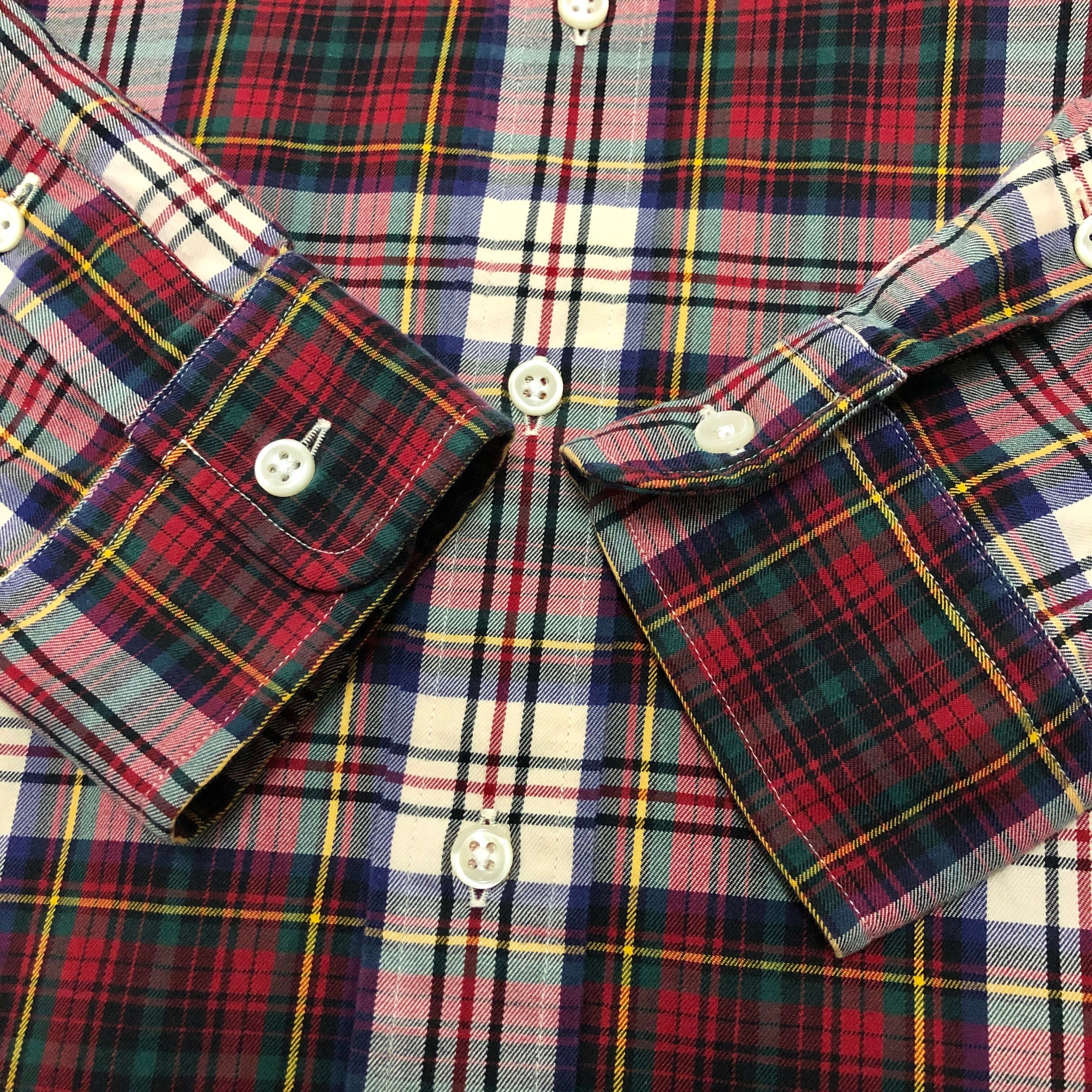 90～00 POLO RALPH LAUREN/Check BD L/S Shirt/BLAKE/M/香港製