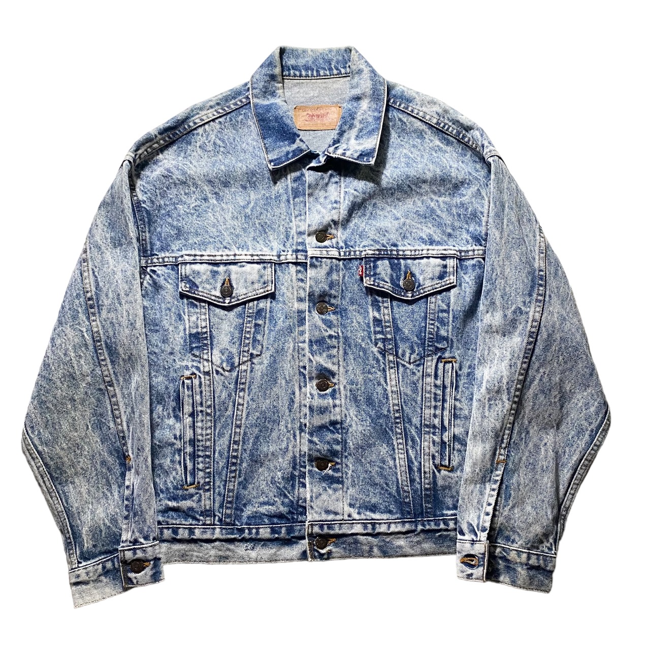 vintage 1980’s LEVI’S 70507 chemical wash denim jacket
