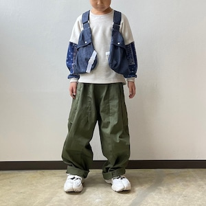 ダーツワイドカーゴパンツ【Kids XS-M (90-130)】【5421072A】