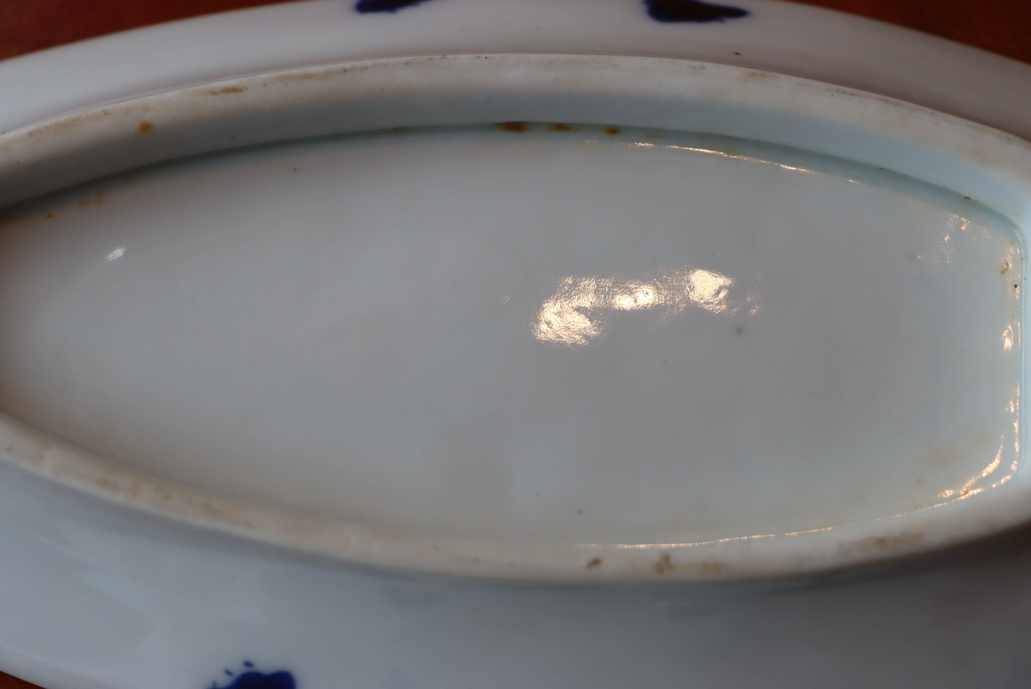 時代 染付 帆船模様 小皿 5枚 MO61107 時代 染付 帆船模様 小皿 5枚 MO61107