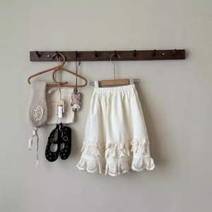 秋おしとやかレース切替えスカート