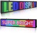 LED 電光掲示板 ディスプレイローリング伝言板 P10 RGB カラフル100CM x 20CM サインボード 高輝度 SMD技術採用 屋内用 長寿命 LED店舗用看板（1つ）