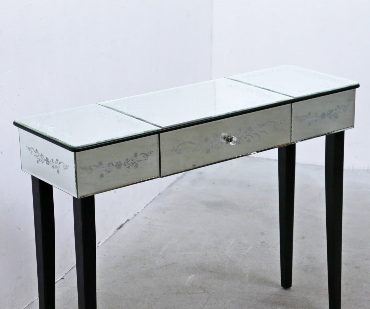 LAURA ASHLEY ローラアシュレイ ミラー 鏡面 コンソール ドレッサー