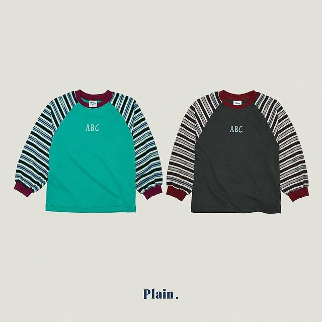 【取寄/韓国直送】Plain.ABCラグランTシャツ｜韓国子供服｜26/AT