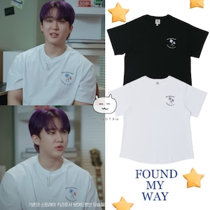 ★Stray Kids チャンビン 着用!!【FOUND MY WAY】FMW Flower Logo T-shirt - 2COLOR