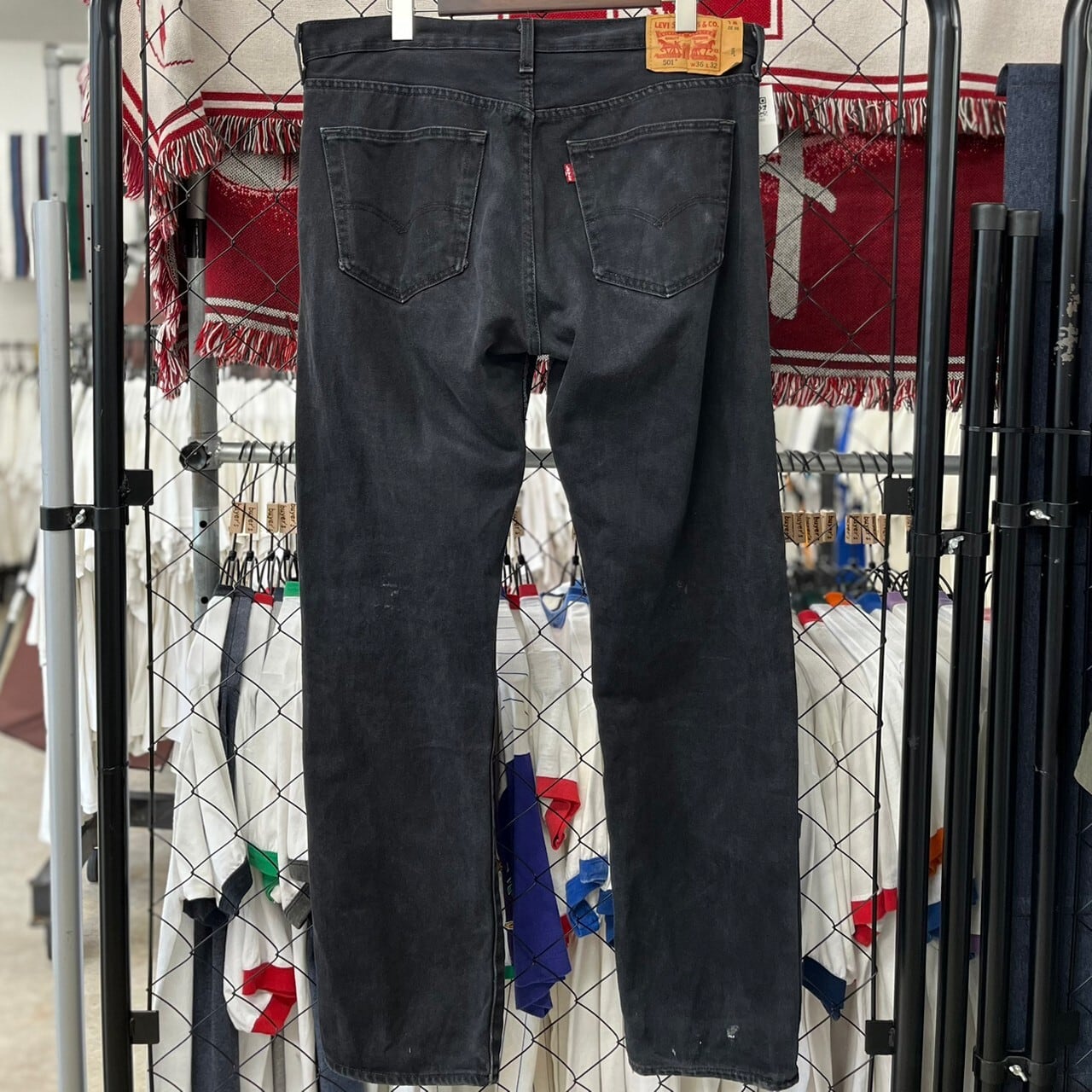 リーバイスLevi's501 ブラック　デニム　ジーンズ　W36×L32