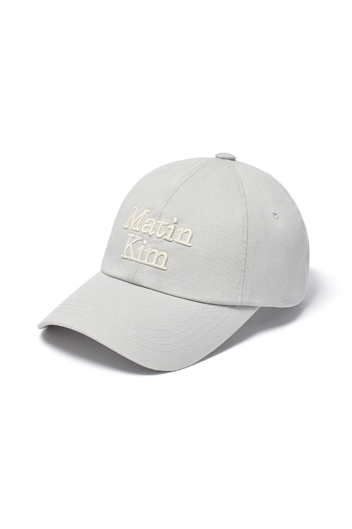 Matin Kim] MATIN VOLUME LOGO BALL CAP IN GREY 正規品 韓国ブランド