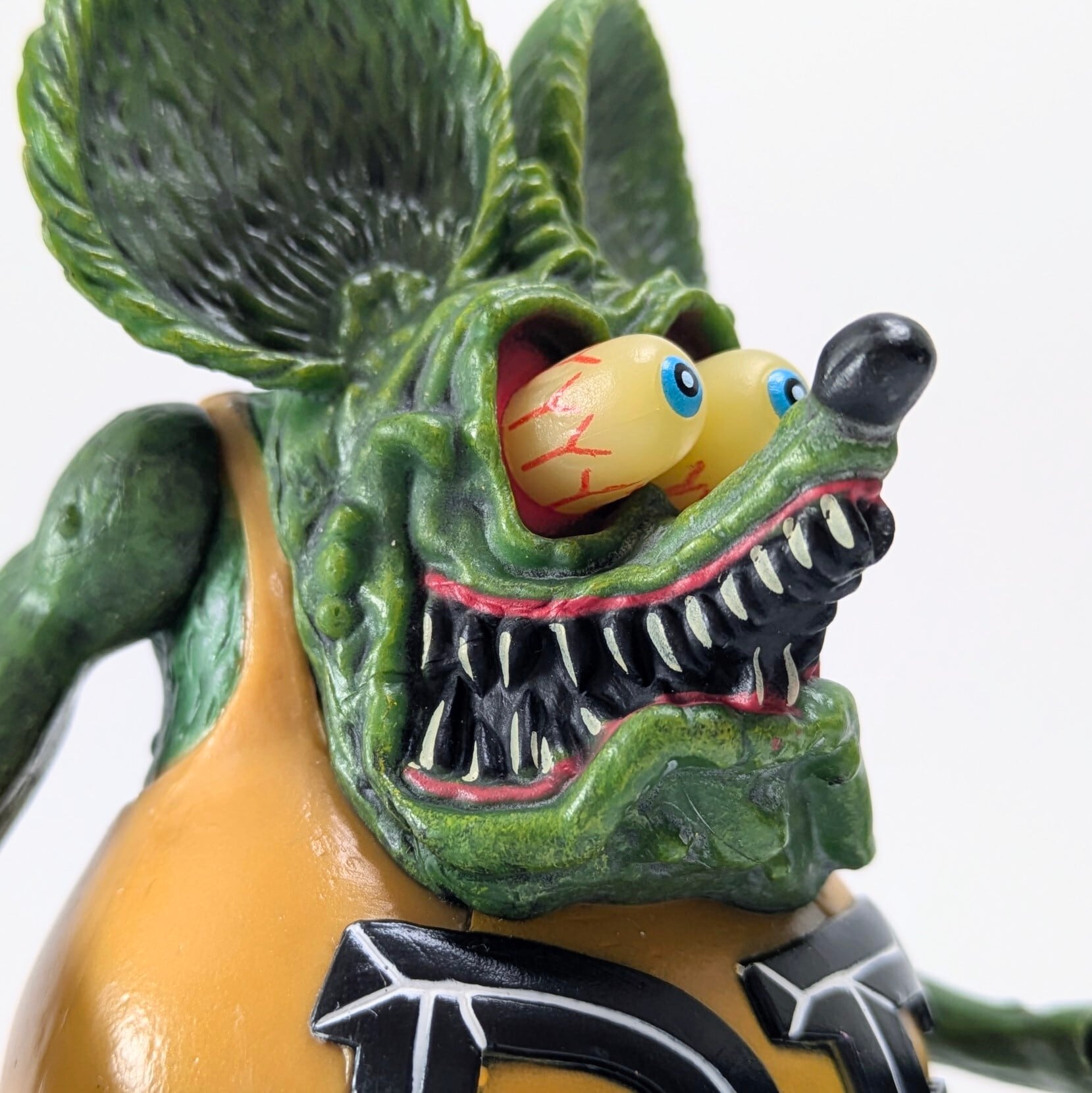 ♧ ⚡️SPECIAL LIMITED⚡️【 Rat Fink ラットフィンク 】 PVCアクションフィギュア / 可動フィギュア / MUSTARD 〚アメリカン雑貨 アメトイ〛