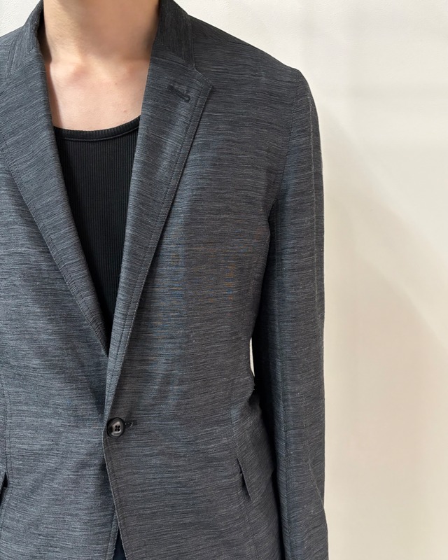 【14/SS Rick Owens】draping single tailored jacket