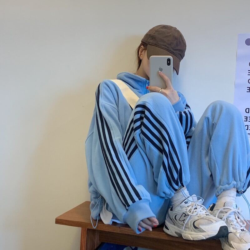 ルーズベルベットセーター ジャケット パンツ ウィンター 冬物 クレセントシティ22508495941