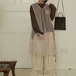 Vネックチェック柄シアージャンスカ ・11370