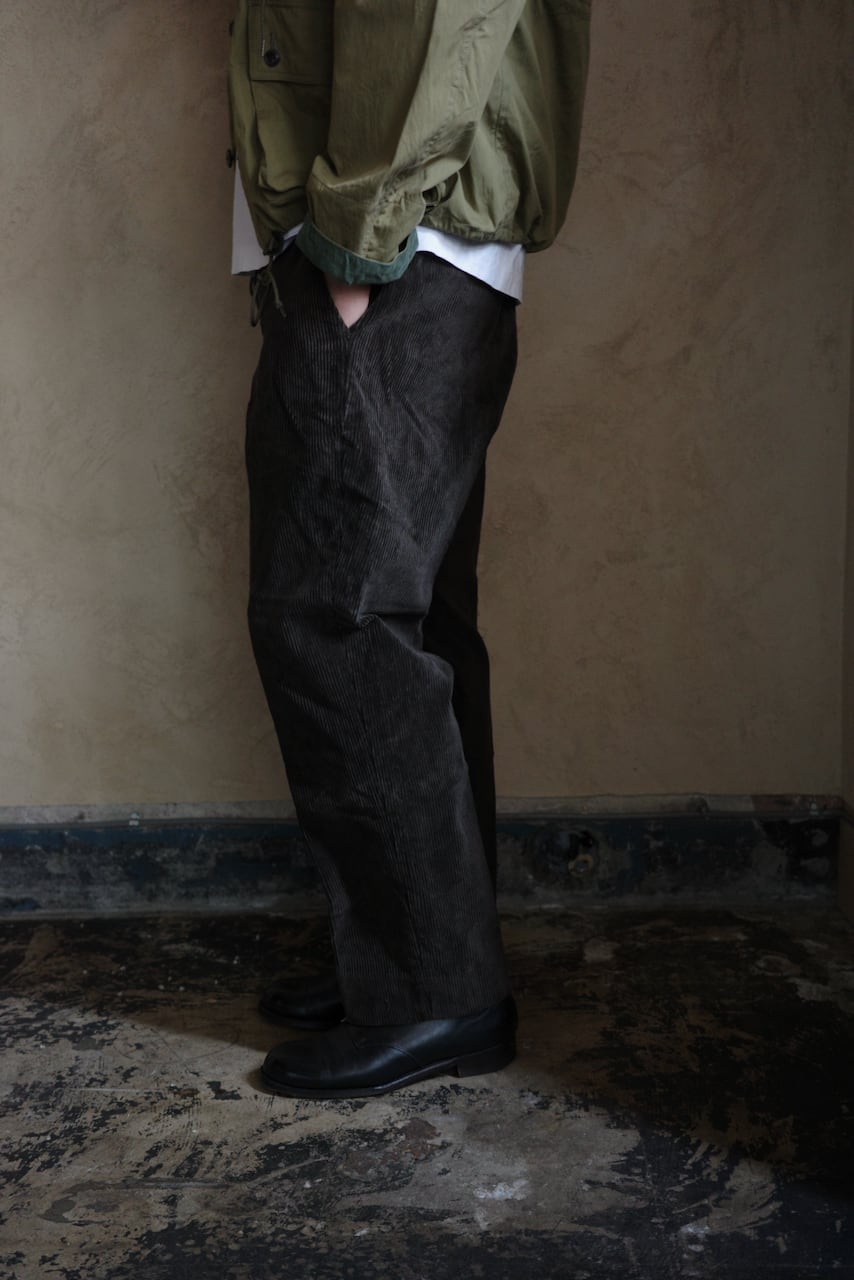ENDS and MEANS / Grandpa Cord Trousers 24AW | iremono