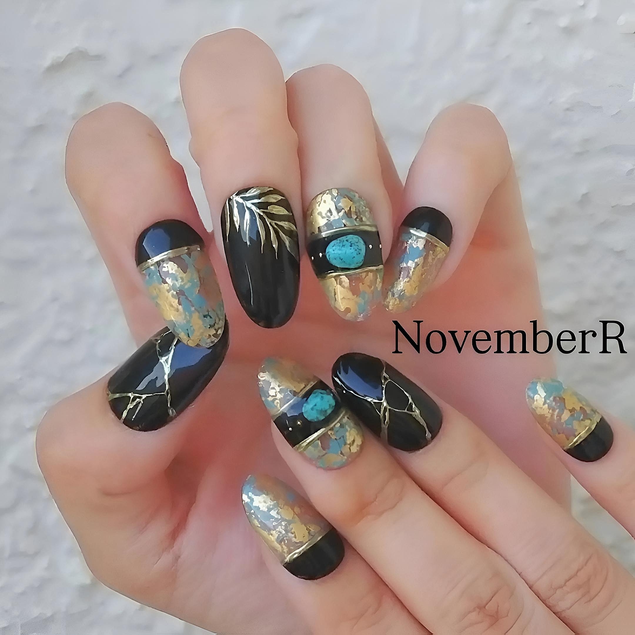 LA886☆エスニックリゾートネイルチップ | NovemberR 〰️ネイルチップ