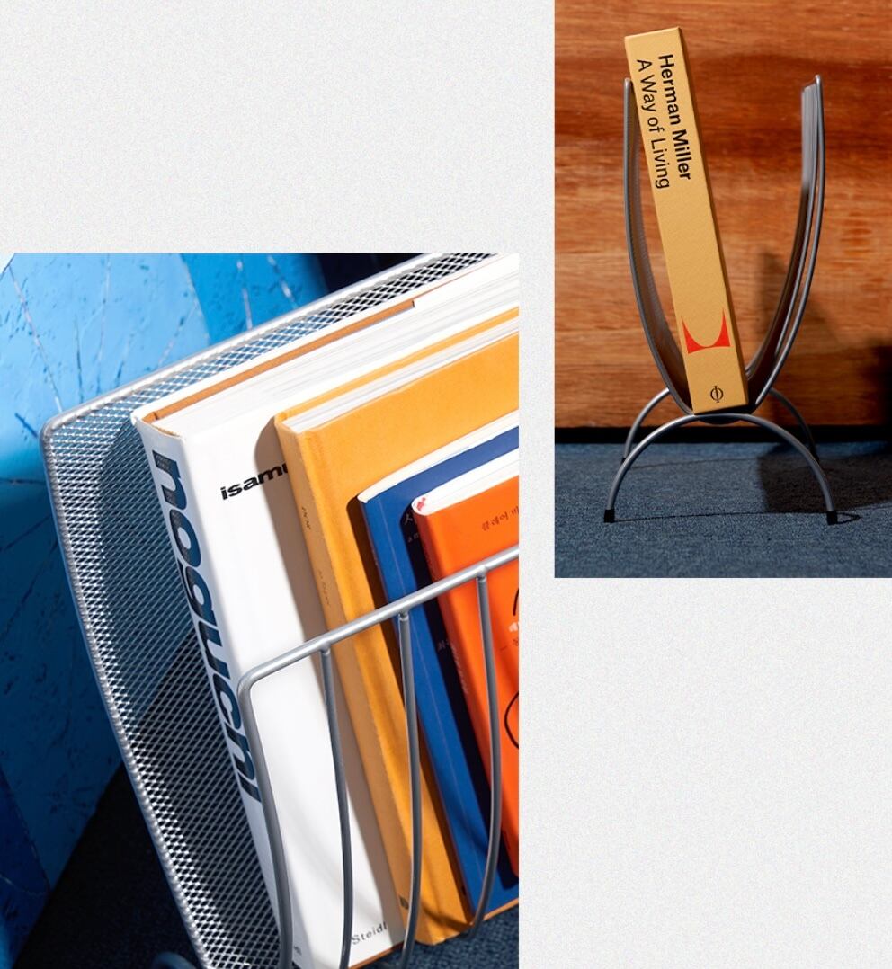 mesh magazine rack / メッシュ マガジンラック シルバー スチール LP