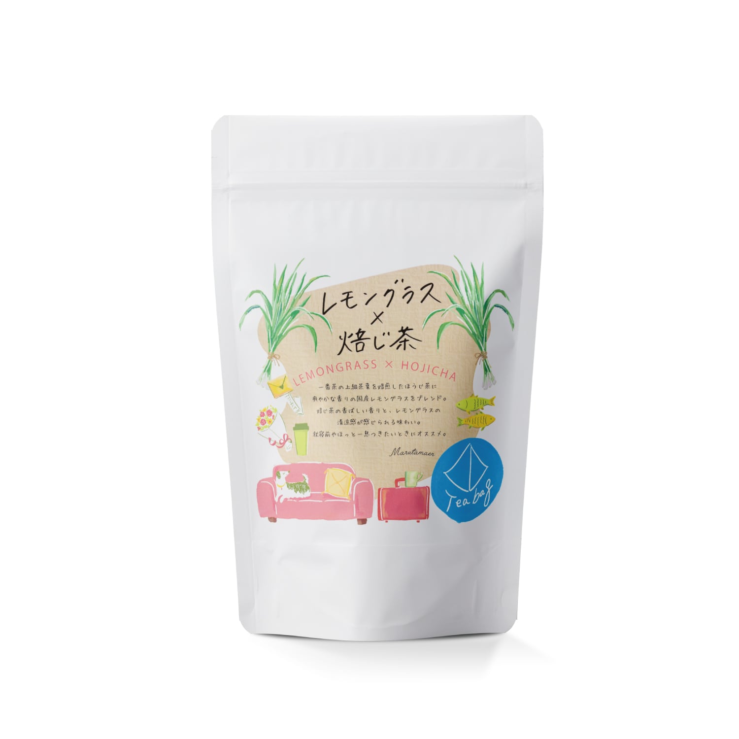 ティーバッグ「レモングラス×焙じ茶」5g×15P