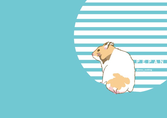 【CD-R】【受注制作/ハム似顔絵/名入れ】似顔絵オーダー　あなたのハムちゃんイラストにします！