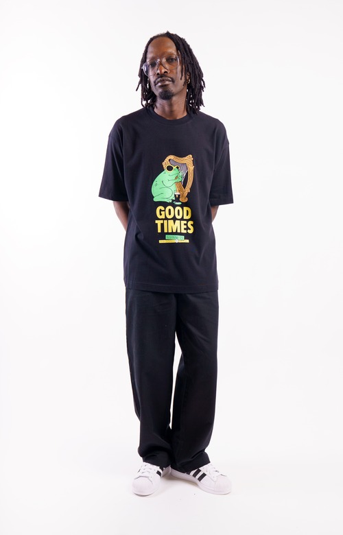 GUINNESS x MASON LONDON／T-SHIRT (BLACK): FROG HARP