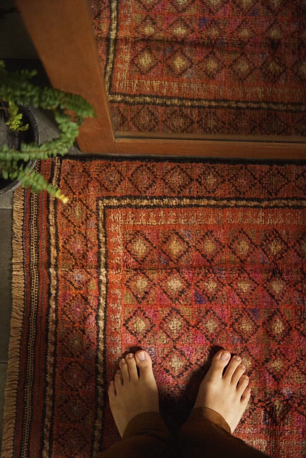 930 -Semi Antique Baluch rug