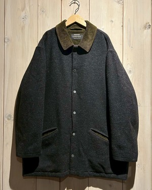 【a.k.a.C.a.k.a vintage】“LODENFREY”Corduroy Collar Vintage Loose Wool Jacket