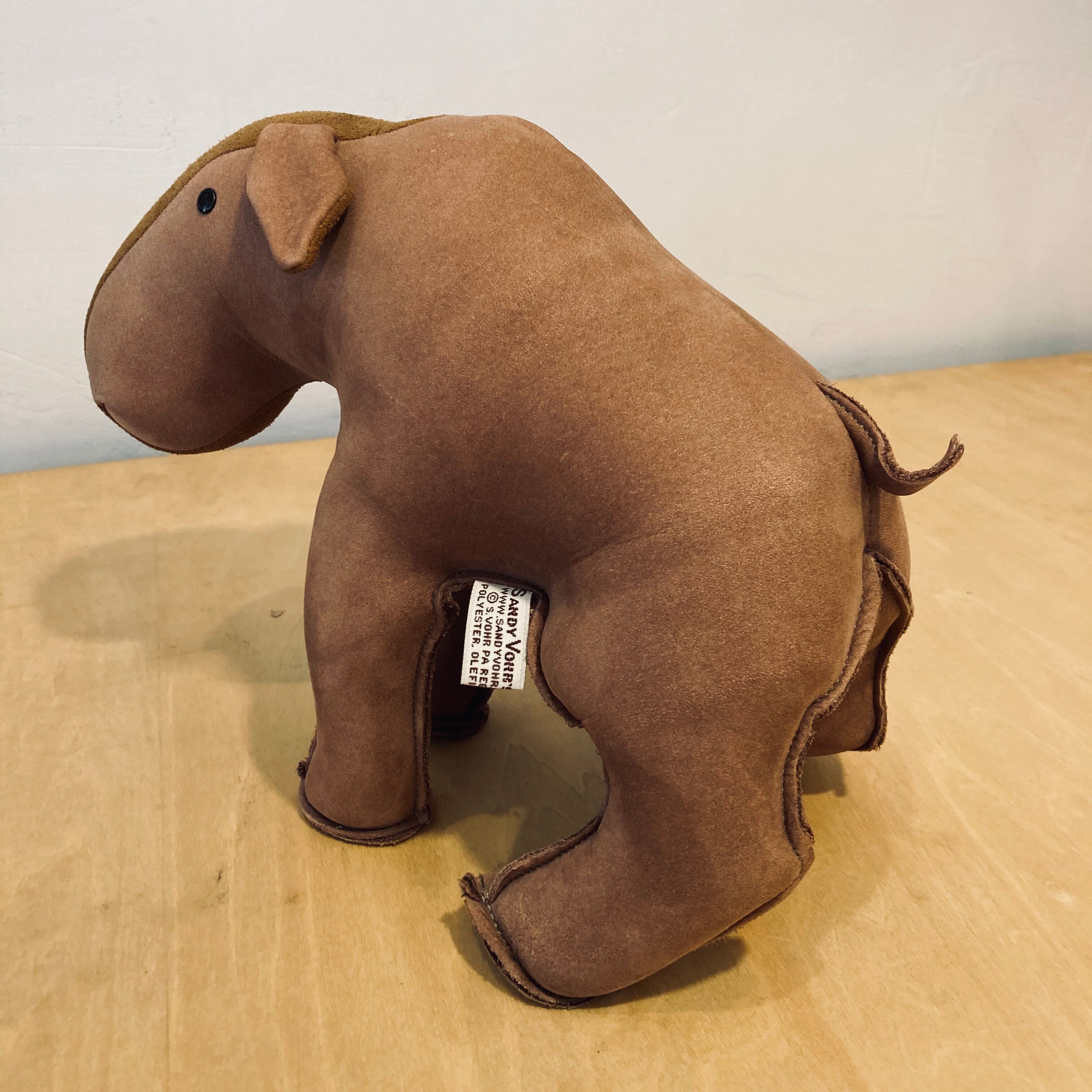 USA / SANDY VOHR'S LEATHER ZOO / Bookend / Male&Female Moose