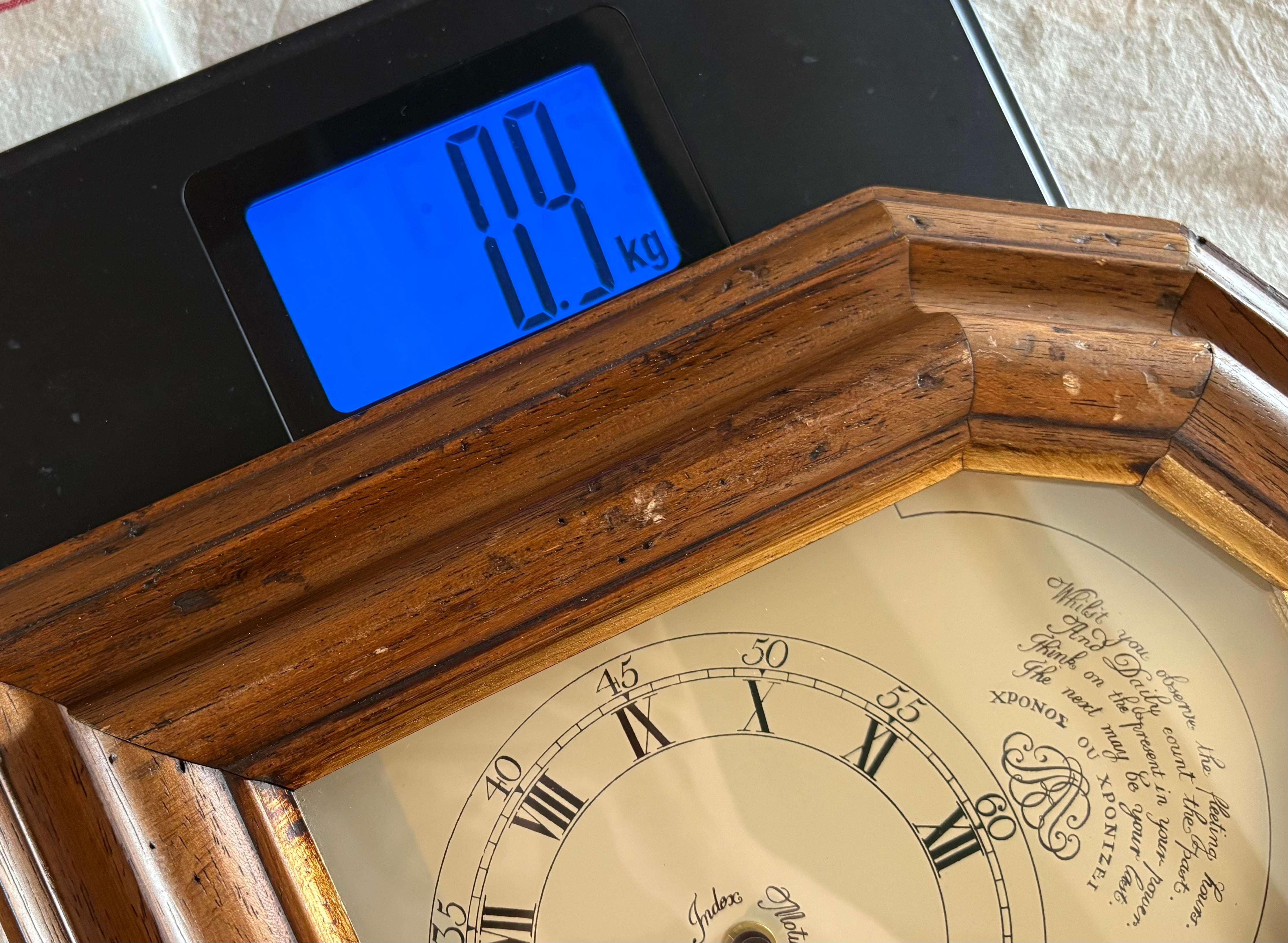 イタリアの古い掛け時計 Italy 時計 昭和レトロ アンティーク