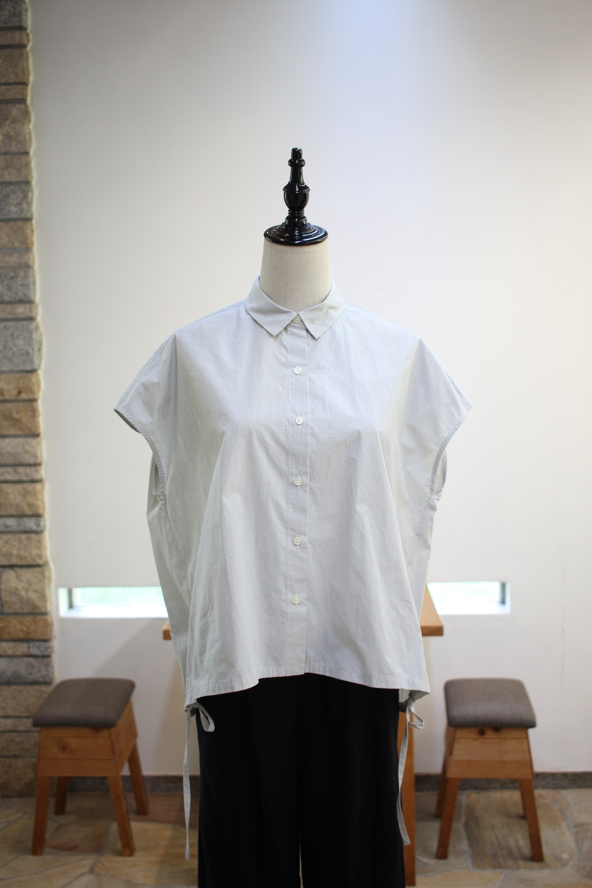 nicholson & nicholson】TENDER-W SHIRT（KHAKI） | shida