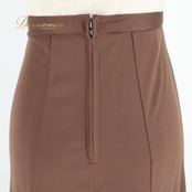 フラメンコ 衣装 ファルダ スカート 無地 レッスン 練習着 Alcala スペイン製 柔らかい 軽い ブラウン系 練習用 おしゃれ 踊りやすい フレアスカート 薄手 ファッション スタイリッシュ シンプル エレガント パーティー 衣装