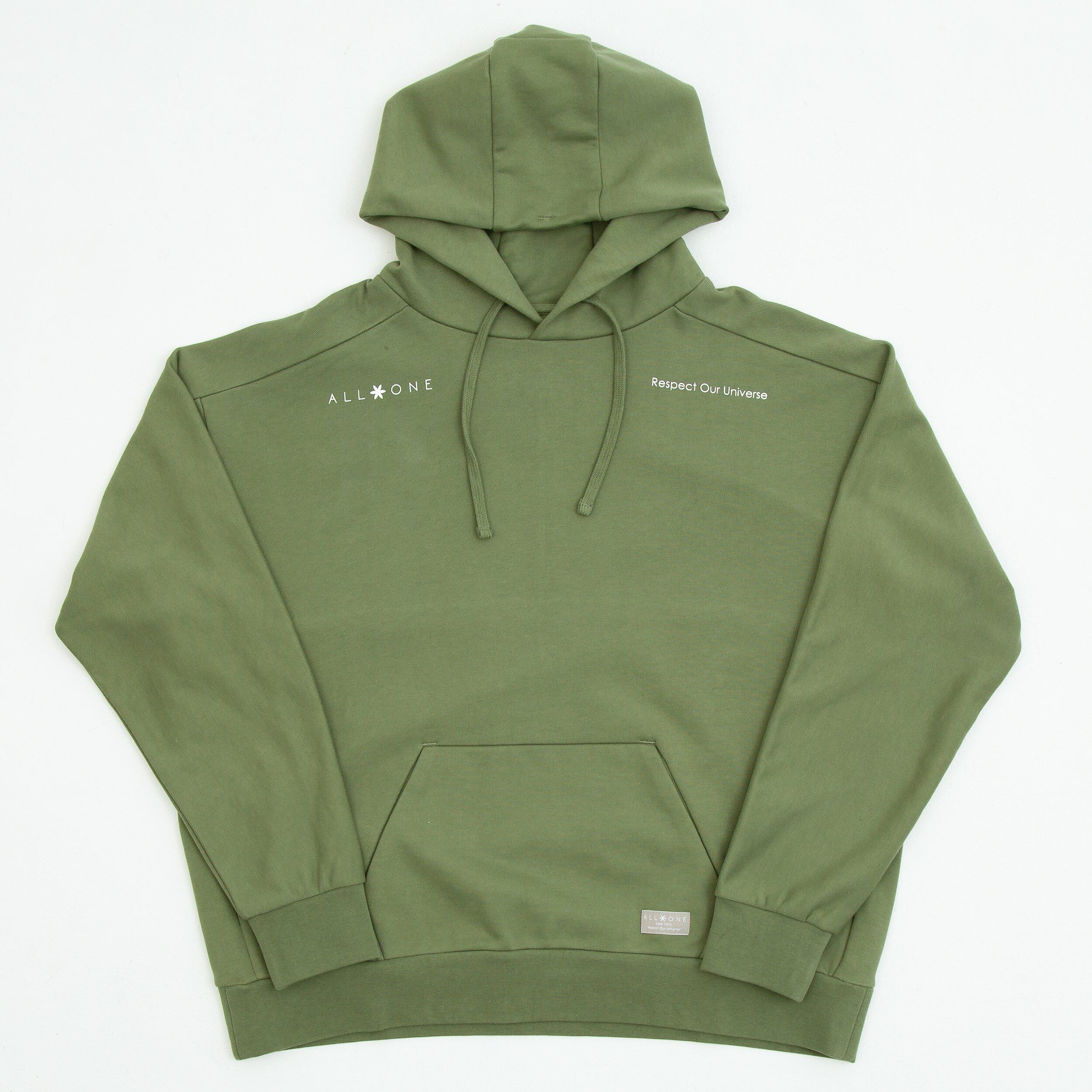 【ALL ONE】TWO ICON WIDE HOODIE（Khaki）
