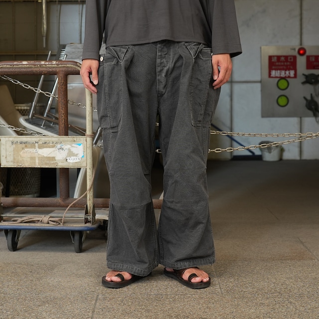 HERILL for khaki "Duck Cargo Pants" -Black- HERILL for khaki "Duck Cargo Pants" -Black-