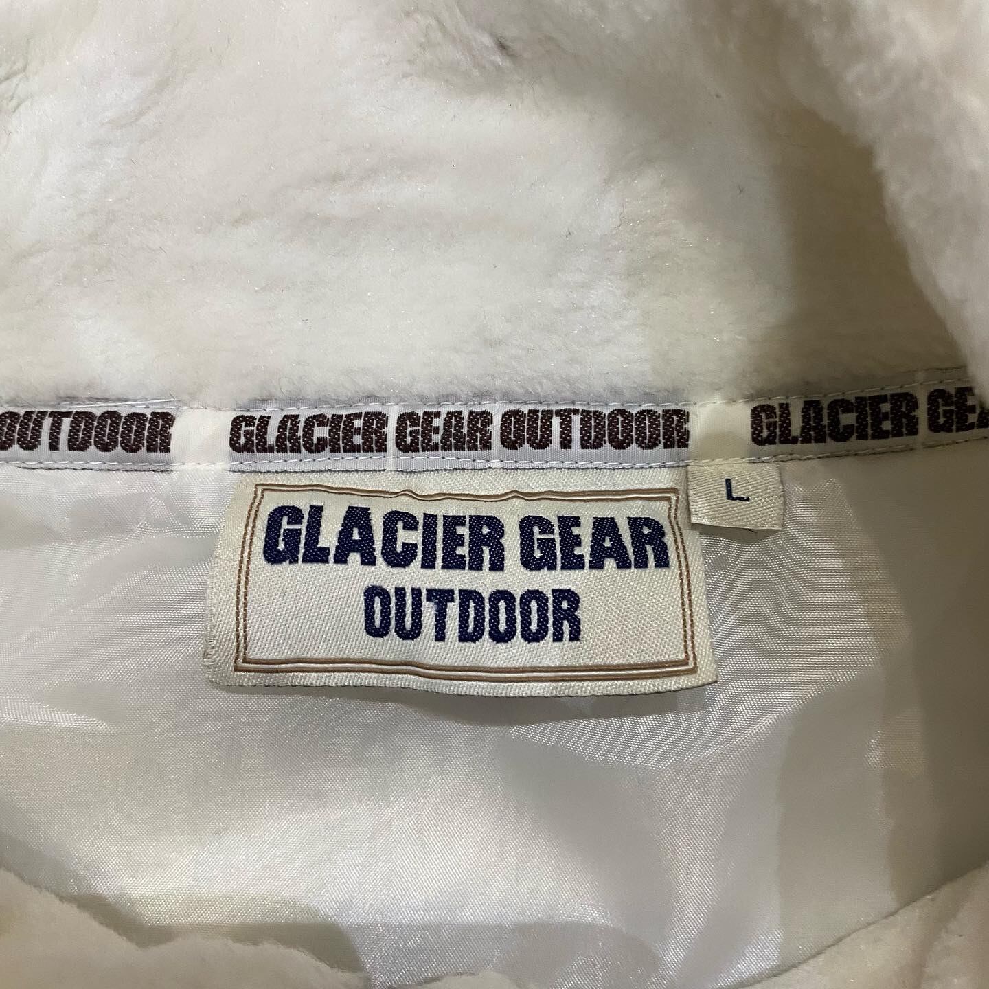 90s GLACIER GEAR animal pattern fleece jacket | What'z up