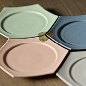 mmc3 MUMCA 丸谷牧子 作 六角中皿 / Hexagonal Plate / 2104400000375