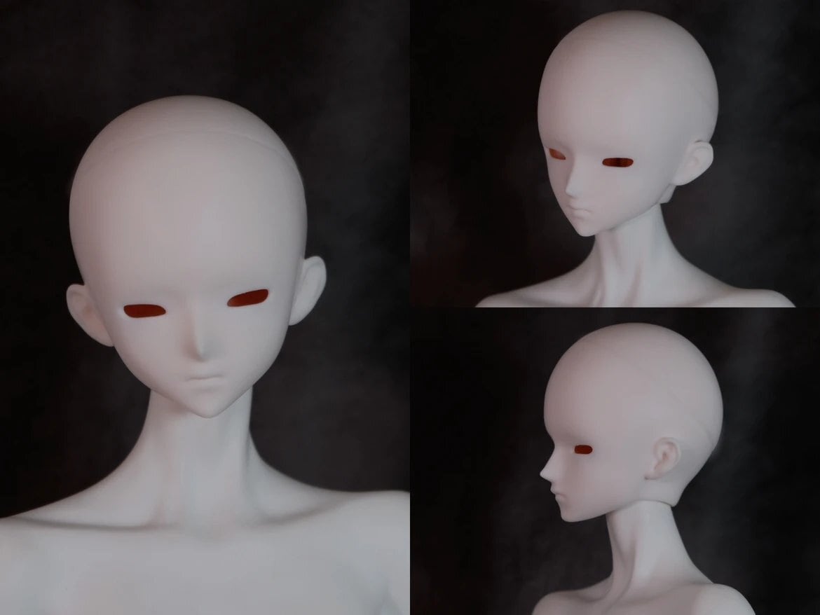 ヘッドのみ！SOII自制四分Ark 四分头二次元素头bjd娃头 微bjd单头 bjd4