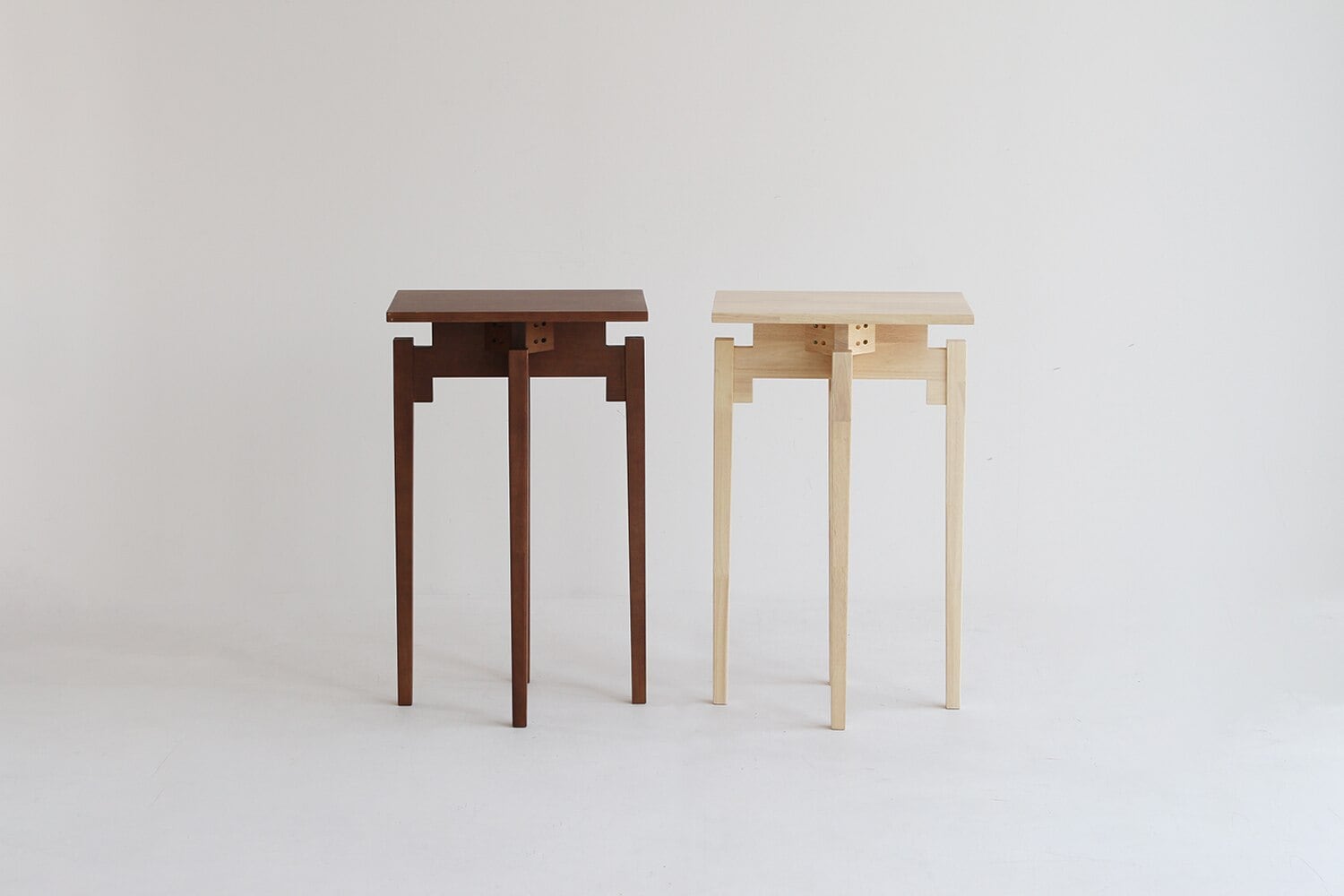 コーナーテーブル 電話台 サイドテーブル コンソール 木製 花台 飾り台