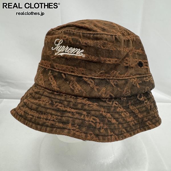 Supreme/シュプリーム【21AW】Monogram Denim Crusher Hat/モノグラム