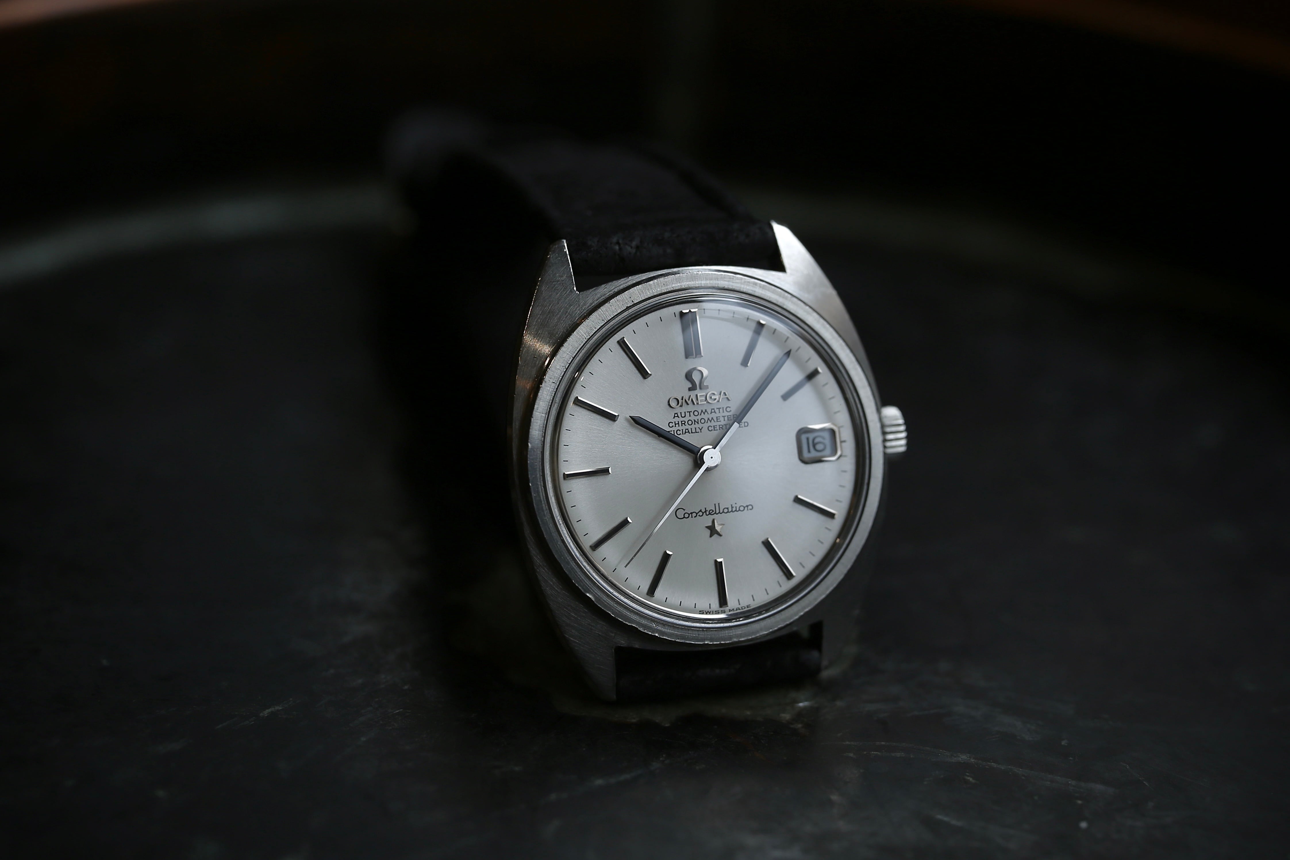OMEGA】 1970年製 オメガ コンステレーション Cライン フラットベゼル