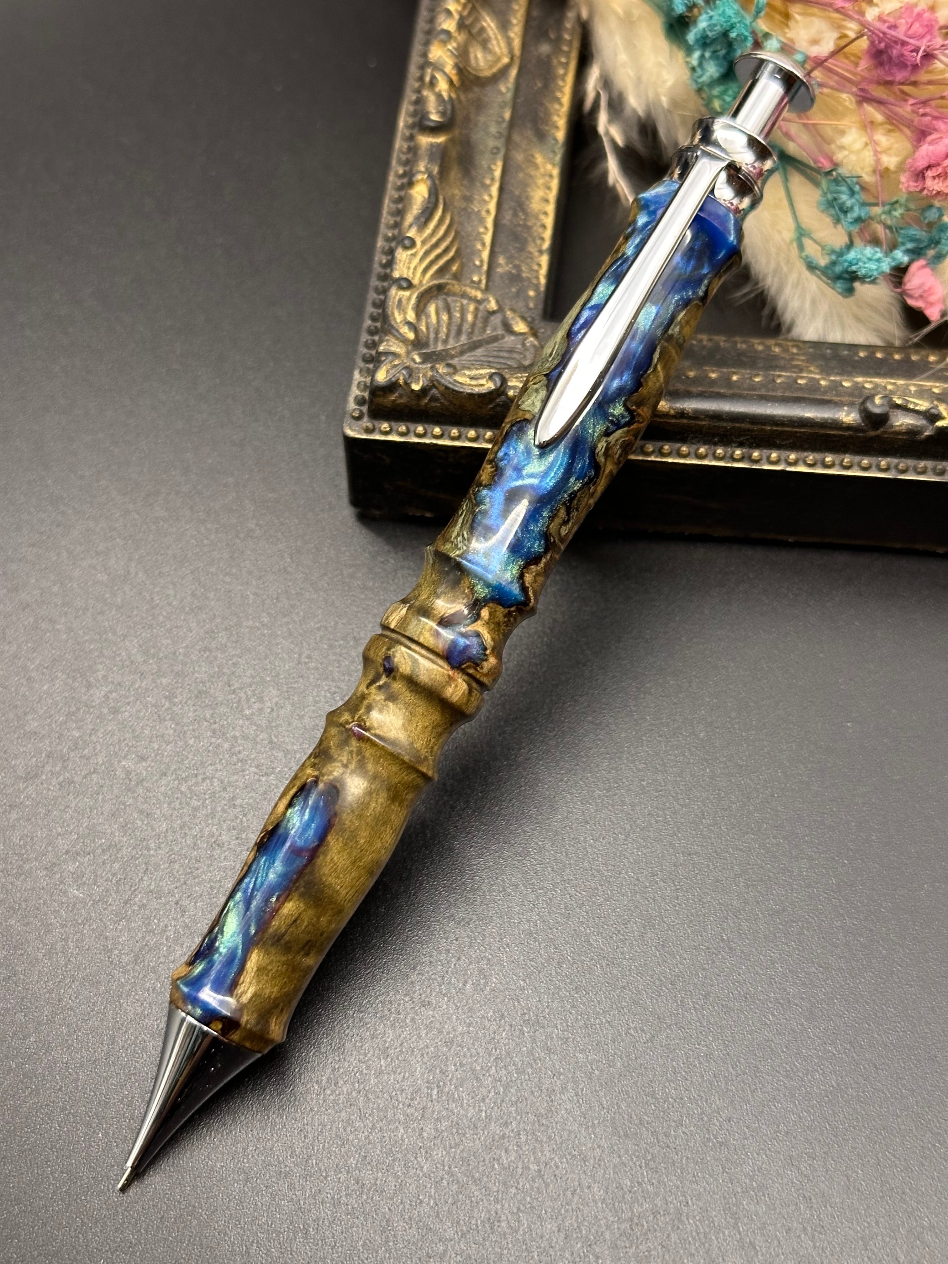 花梨(瘤)/木製ツイスト消しゴム | Flamberg