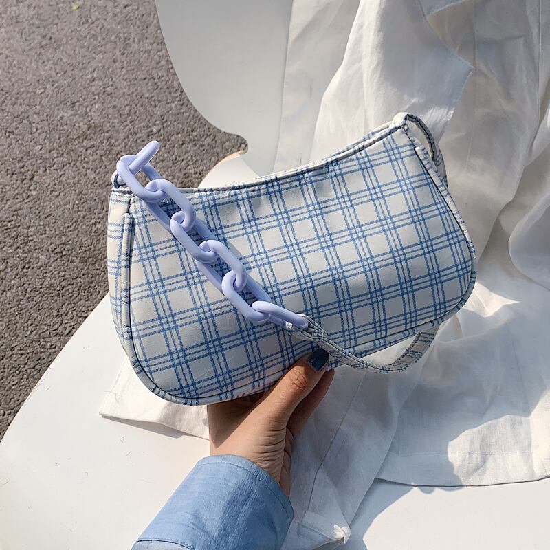 サマーラティススモールバッグ2020新しい流行のファッションレディースバッグオールマッチウエスタンスタイルワンショルダー脇の下バッグネットレッドハンドバッグ 手作りハンドバック29263089412