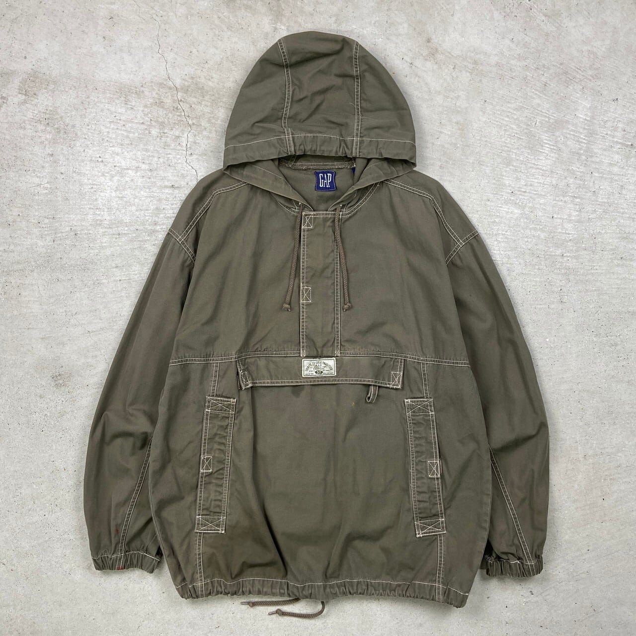 90年代 OLD GAP オールドギャップ コットンアノラックパーカー メンズL 